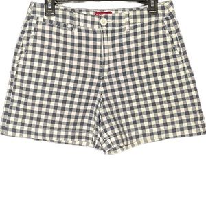 MERONA Navy & White Checkered Shorts